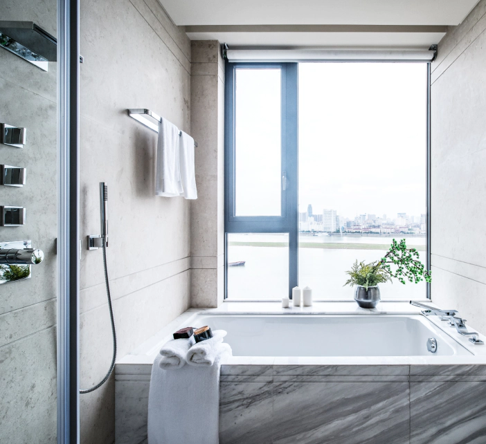 elegant small bathroom