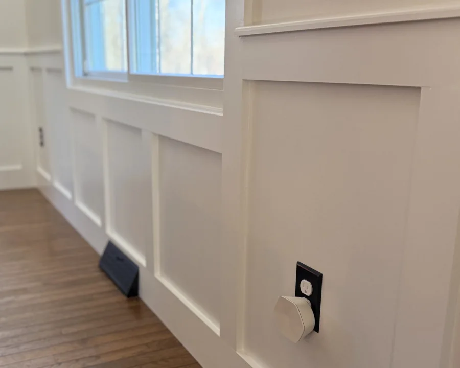 Interior wall trim and panel molding installed in a Downingtown, PA home