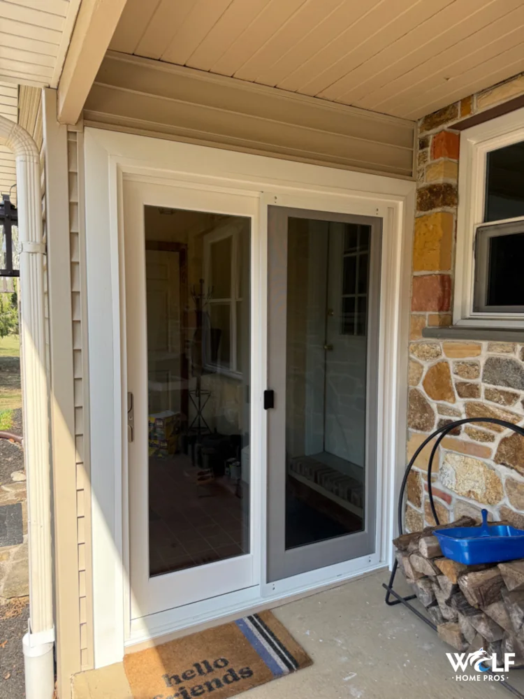 Sliding glass door replacement installed in Chester Springs, PA
